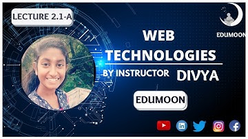 Web Technologies 2.1 - Introduction to JavaScript (Part-A)