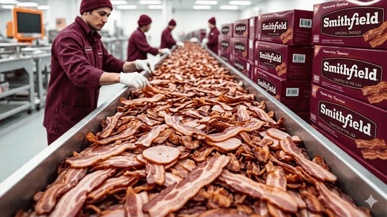 How Bacon 🥓 Are Made | How They Make Millions Every Single Day! (Full ...