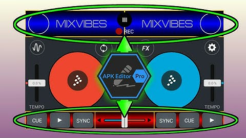 TUTORIAL HOW TO ADD COLOR TO YOUR CROSS DJ PRO MIXVIBES TOP BAR AND BOTTOM BAR USING APK EDITOR