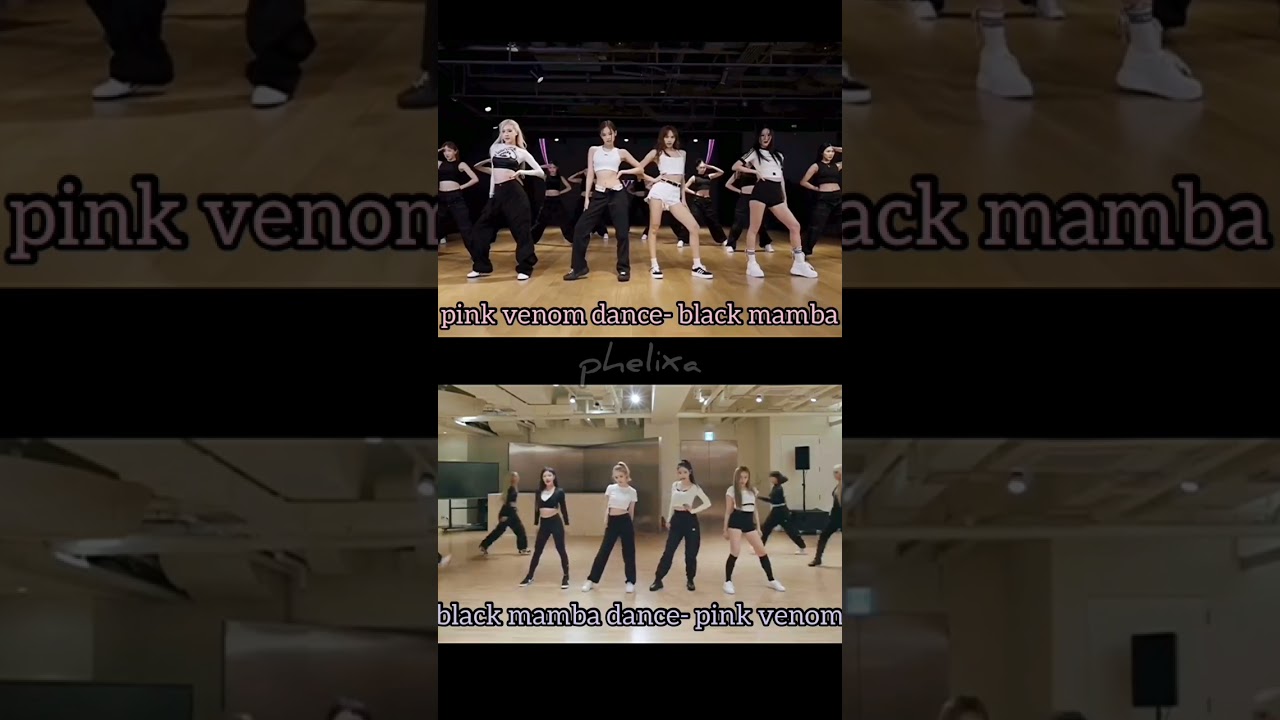 Pink Venom & Black Mamba but the songs are switched #pinkvenom #blackpink #aespa #shorts #dance