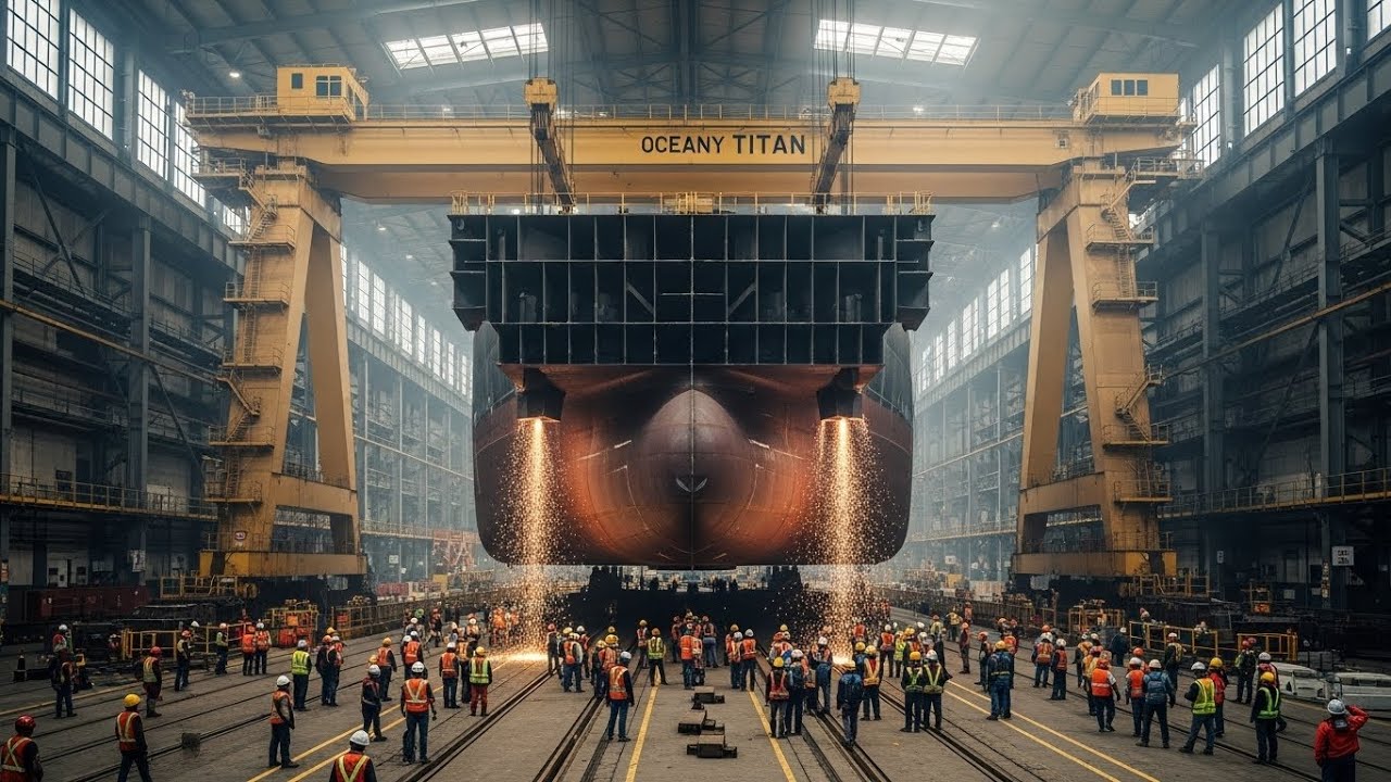 Inside the Steel Factory – (Full Process) How Ocean Titans Are Made