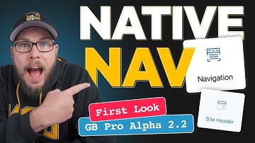 👀 Native Headers & Navigations in GenerateBlocks 🙌 The time has come — and LOOK what we can do! 🤯