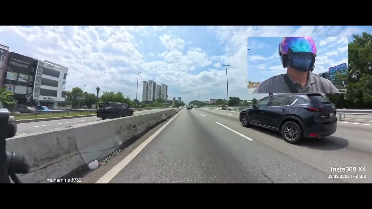 Insta360 X4 | Honda Vario 160 | 02/02/2026 #2 | Ke Mentari Court