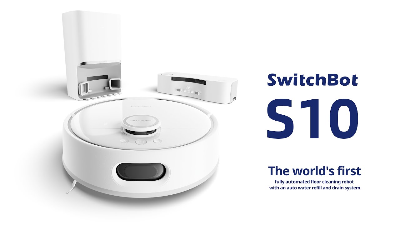 ジ*ー様 SwitchBot Floor Cleaning Robot S10 SwitchBot S10 Robot Vacuum & Mop | Auto Refill & Drain