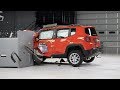2020 Jeep Renegade driver-side small overlap IIHS crash test