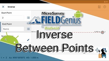 FieldGenius for Android: Inversing Between Points | Bench Mark