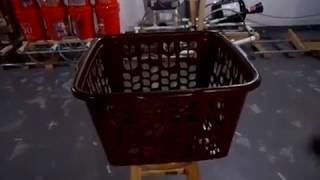 Vintage Square Rubbermaid Laundry Basket