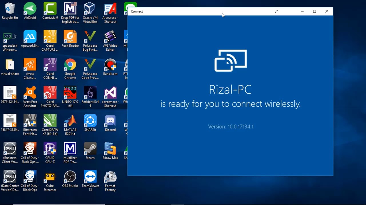 Cara Mirroring Tanpa Aplikasi Tambahan Dengan Suara Dari Android Ke Laptop Pc Youtube