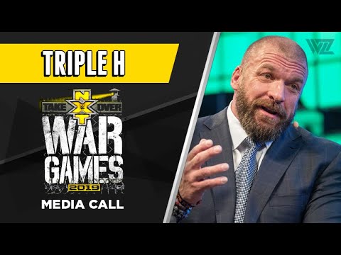 Triple H NXT TakeOver: War Games Media Call