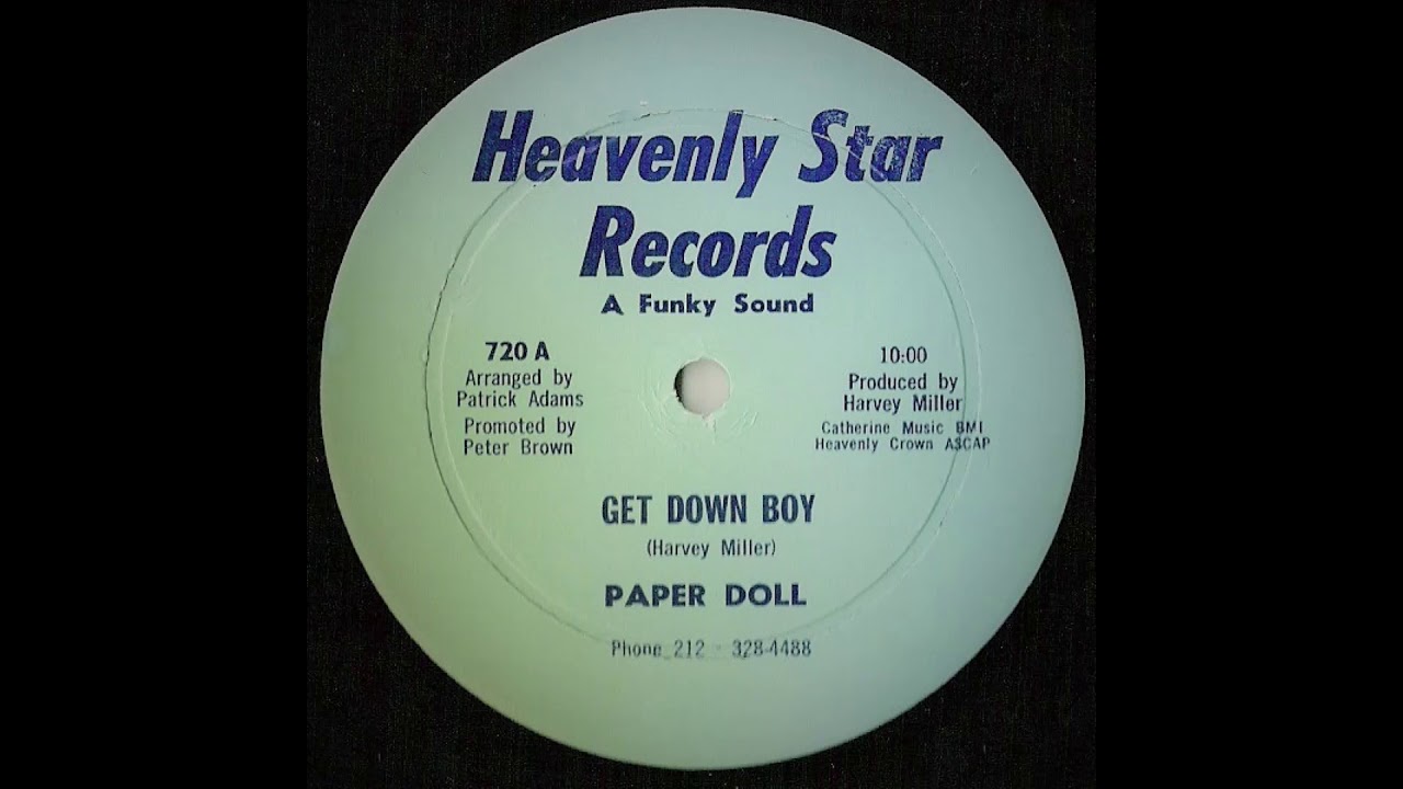 Paper Doll Get Down Boy (12") [HSR 720] YouTube Music