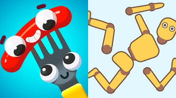 Fork N Sausage VS Ragdoll Break / All Max Levels Gameplay Android,ios New Update