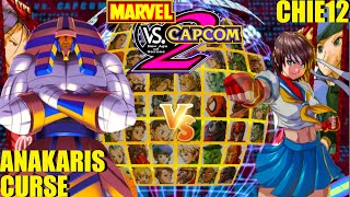 Marvel vs Capcom 2: ANAKARISCURSE vs CHIE12