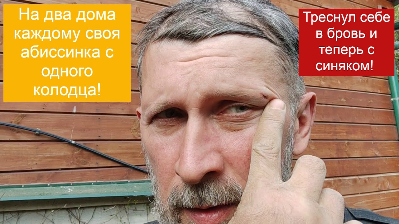 Один колодец две абиссинки на два дома! Углубление колодца абиссинской ...