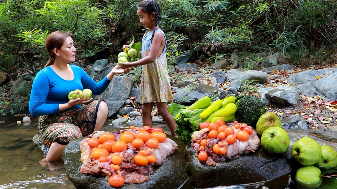 Yummy! Cooking ovary egg recipe- Ovary egg with broccoli so delicious +5food cook and eat