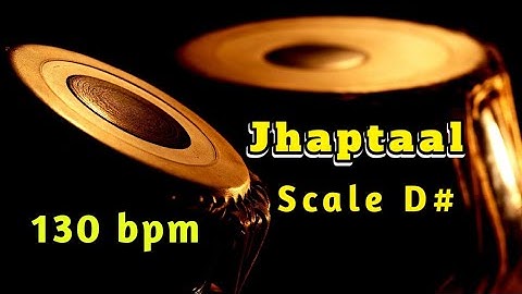 Tabla | Jhaptaal  | Tabla 130 bpm |  Scale D# | Tanpura [Pa Sa] | HD Quality Sound | tabla Online