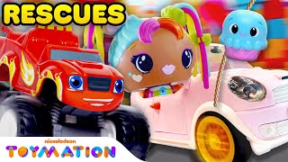 Pop Stars Rescue Snack Pack Toys w/ Blaze! | My Squishy Little Pop Stars Toys | Toymation