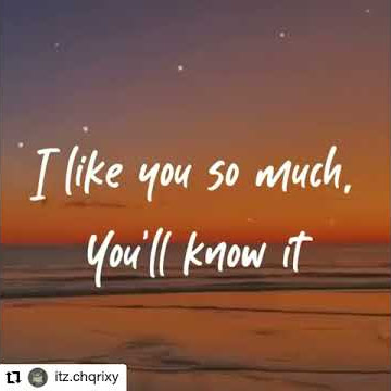 STORY WA - I LIKE YOU SO MUCH, YOU'LL KNOW IT !