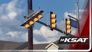 San Antonio city officials say they are working to repair damaged traffic signals