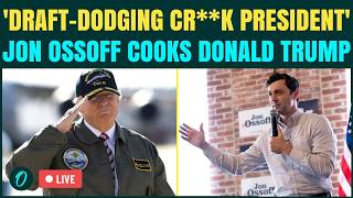 LIVE: ‘Draft-Dodging Cr**k President’ Ossoff UNLEASHES Fiery Trump Attack In Latest Georgia Race