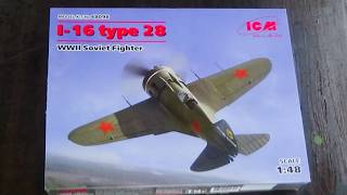 Unboxing the ICM I-16 Type 28 | 1/48 Scale