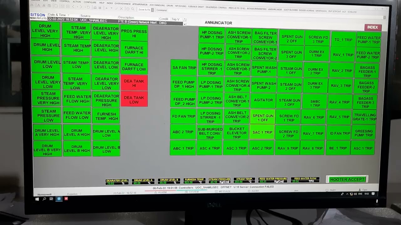 slope fired boiler running plant scada overview 2022 ,(720P clear view)