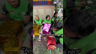 Biasa nganter paket eh dapet paket 🤗💚 #ojol