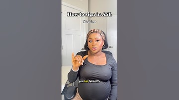 How to sign “you too” in ASL. #asl