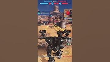 #Behemoth goes down to 51 health and comes back 😳 #warrobots #shorts War Robots