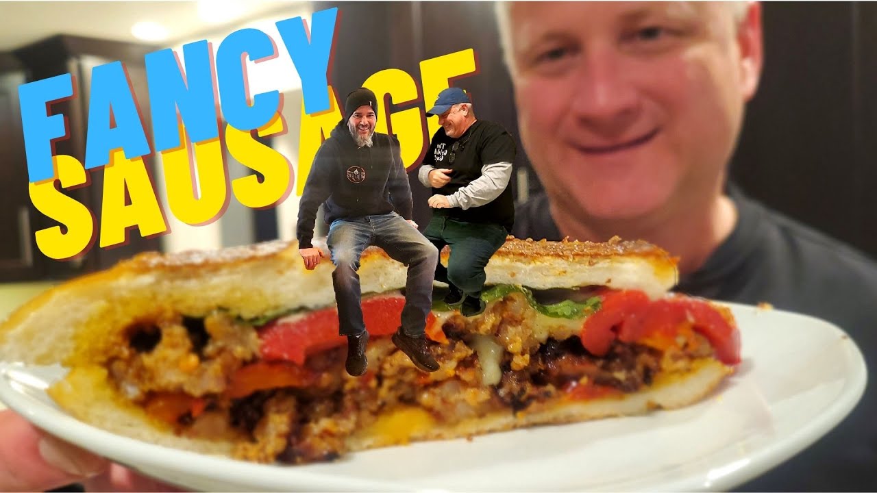 Kicked Up Sausage Sandwich on the Griddle! griddle YouTube