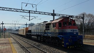 [철도]괴동발 대전조차장행 화물열차(#7812) 옥천역 통과