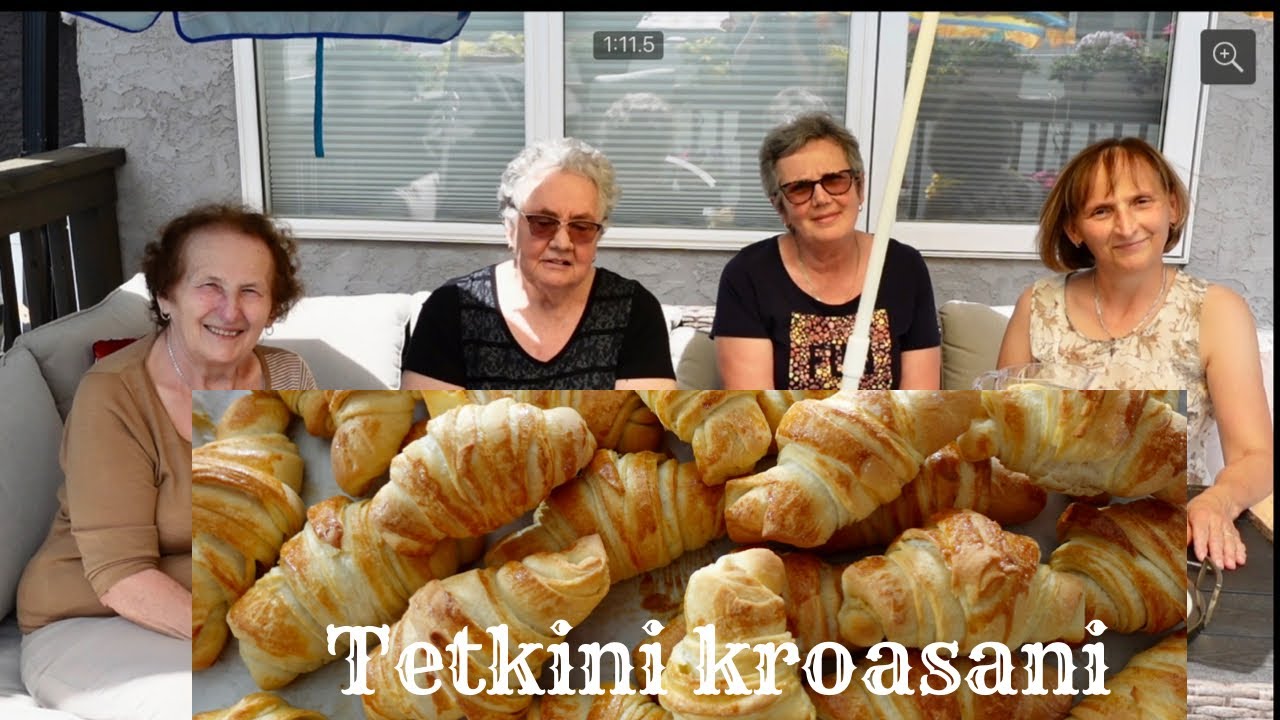 BOLJI NEGO U PEKARI, TETKINI  KROASANI S PUTROM (FLAKEY HOMEMADE CROISSANTS)