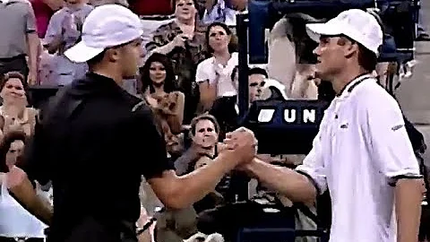 Andy Roddick vs Jack Brasington 2001 US Open R2 Hi...