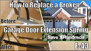 Garage Door Extension Spring Repair