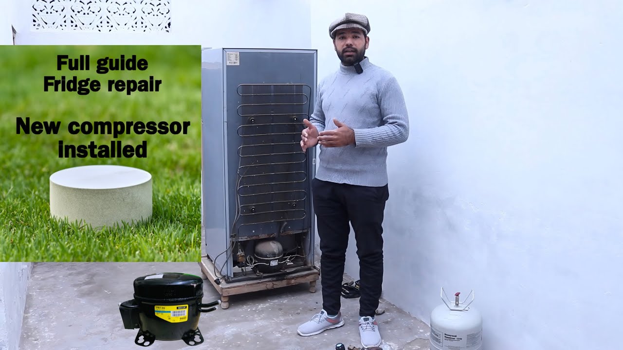 New compressor installed | old compressor connection blast 😱