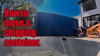 How We Moved This Giant Container Without Breaking Everything?