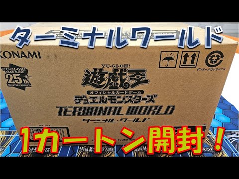遊戯王】ターミナルワールド1カートン開封！ 美しきシークレット