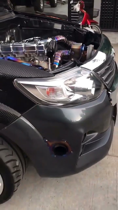 Twin Turbo Titanium exhaust toyota hilux