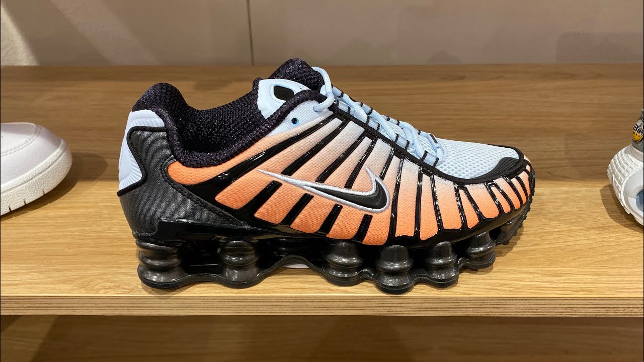 W Shox TL Blue Tint/Total Orange メンズ27.5 Nike Shox TL (Blue Tint/ Black/ Total Orange) - Style Code: AR3566