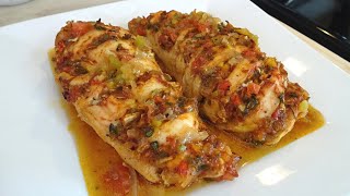 Receta fácil y rápida de pechugas de pollo al 