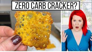 One Ingredient Keto Cheese Crackers Perfect Low Carb Crackers For Diabetics