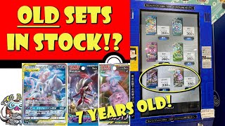 OLD Pokémon TCG Sets Official Vending Machines!? 7 Year Old
