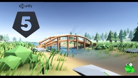 Unity 5 Speed Level Design - Low Poly Bridge | Mr. Frog Games