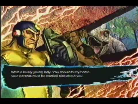 Street Fighter X Tekken Mega Man Cole Win Quotes 