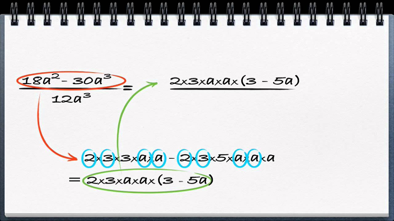 Algebra video 10 - Forkorting av brøk med flerleddet teller