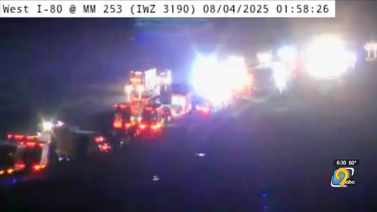 Three seriously injured in wrong-way crash on I-80 - YouTube