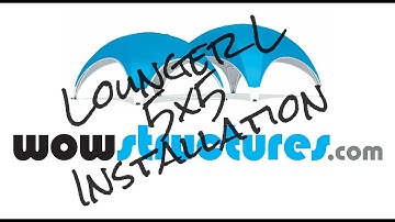 Lounger L 5x5 Installation - Wow Structures