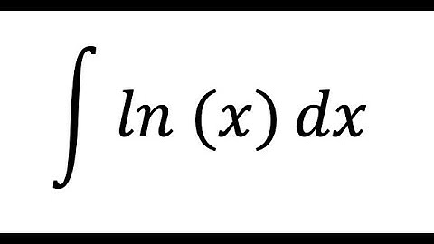 How to Integrate Ln(x) | A Level Maths