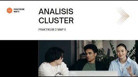 ANALISIS CLUSTER-Metoda Analisis Perencanaan II Tahun 2022