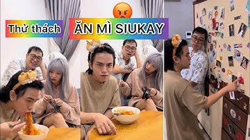 THẦY BEO U40 & CIIN BÙI THẢO LY THỬ THÁCH NGÔ ĐÌNH NAM ĂN MÌ SIUKAY HÁT HOT TREND TIKTOK 3 BIỂU CẢM