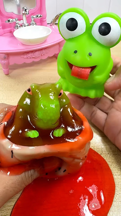 Video Viral Lucu yang Melebih-lebihkan Suara Katak 🤮🫣👻 #fidgets #squishy #trend #tiktok #shorts #satisfying #asmr